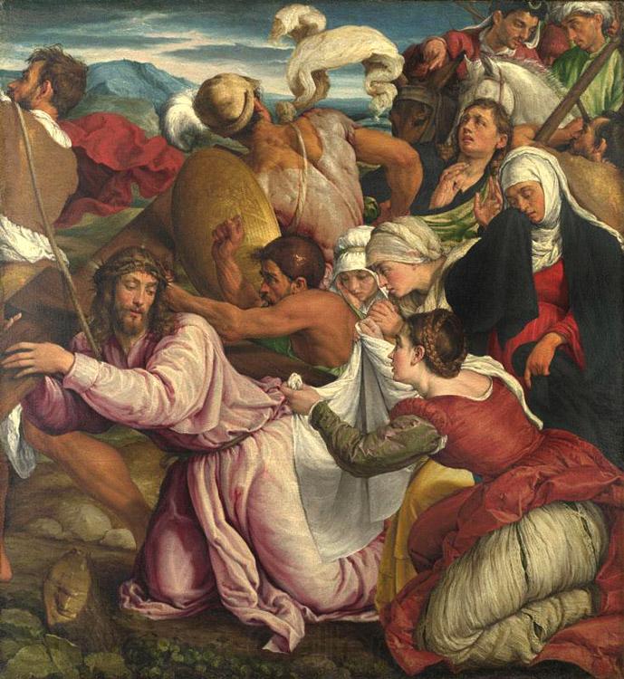 Jacopo Bassano The Procession to Calvary (mk08)